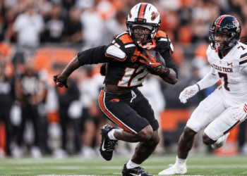 Oregon State’s Jesse Legree Named Shaun Alexander Freshman Player of the Week